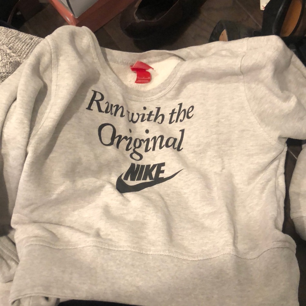 Nike cropped sweatshirt